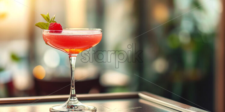 A refreshing cocktail in a bar - Starpik Stock