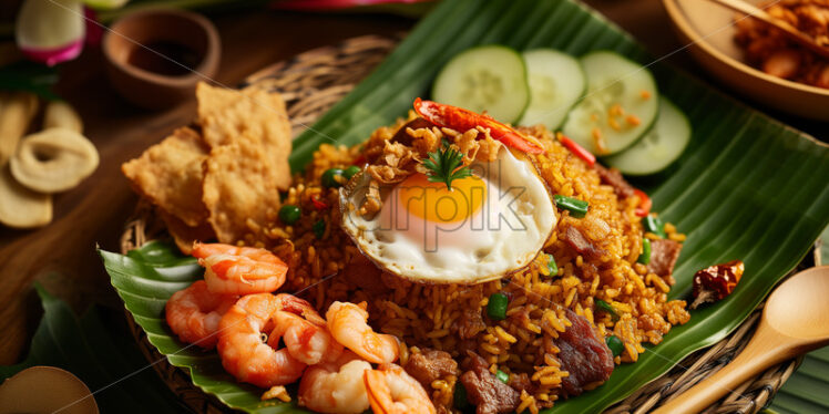  A tempting image of Nasi Goreng - Starpik Stock