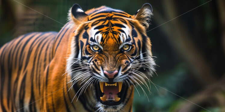 A tiger, fear of animals - Starpik Stock