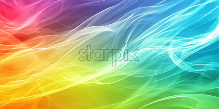 An abstract background with cool colors in lines - Starpik Stock