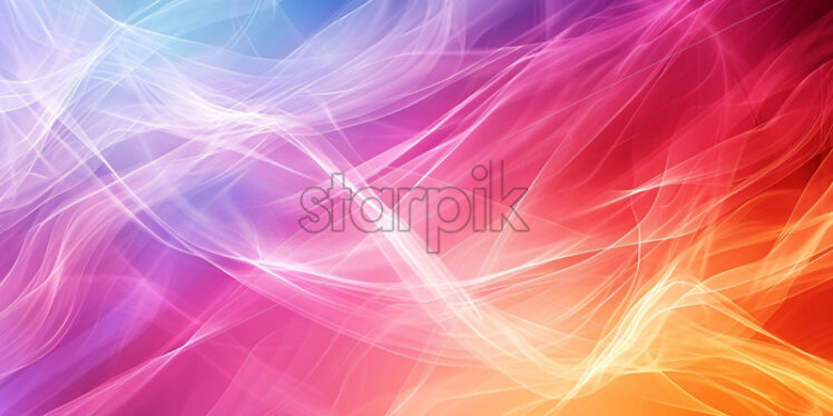 An abstract background with cool colors in lines - Starpik Stock