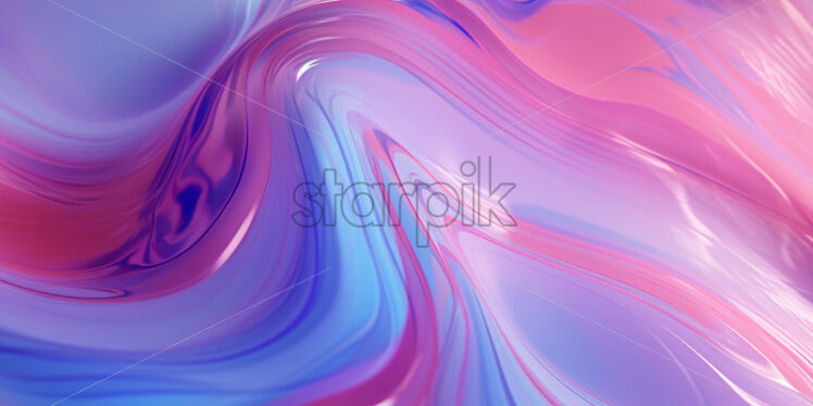 An abstract iridescent liquid the color of marble - Starpik Stock