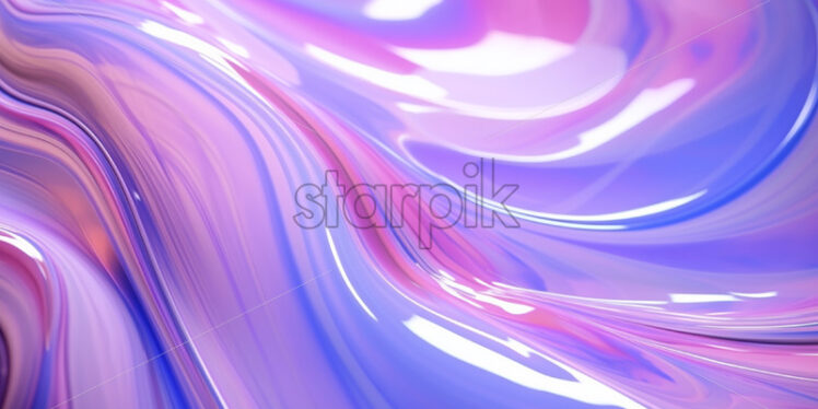 An abstract iridescent liquid the color of marble - Starpik Stock