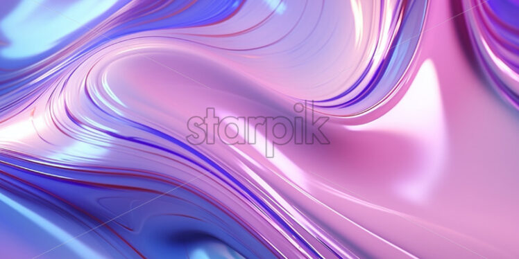 An abstract iridescent liquid the color of marble - Starpik Stock