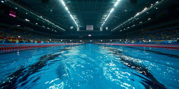 An indoor Olympic swimming pool - Starpik Stock