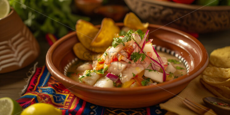 Citrus-fresh ceviche elegance - Starpik Stock