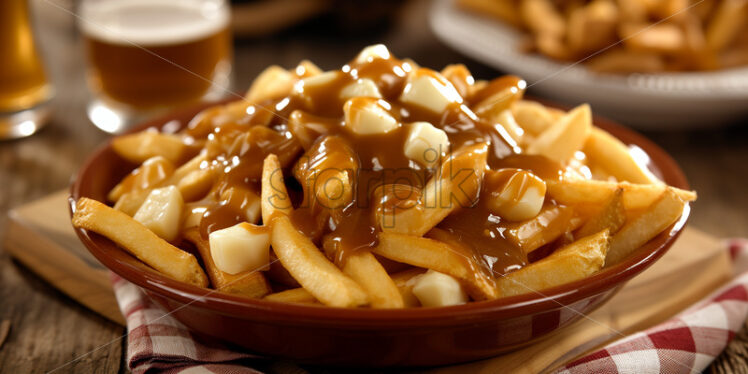 Classic Canadian Poutine - Starpik Stock