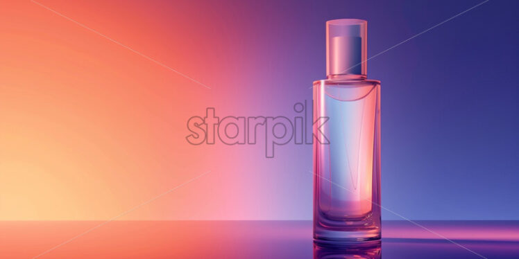 Cosmetics bottle packaging mock up, minimalistic design - Starpik Stock