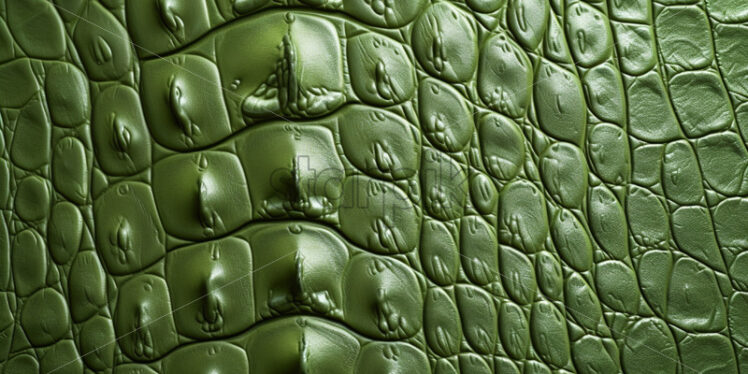 Crocodile leather texture background, in pistachio color - Starpik Stock