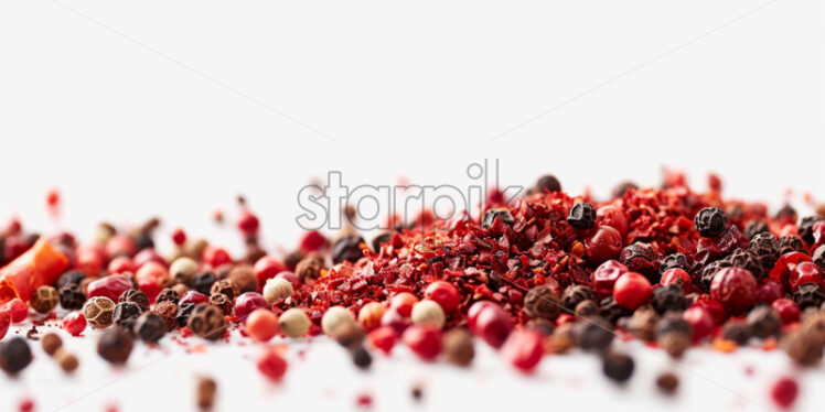 Crushed red pepper flakes and allspice berries - Starpik Stock