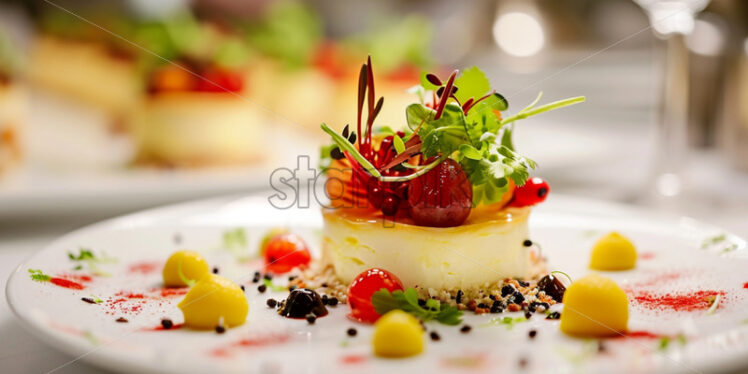 Culinary art delights on a plate - Starpik Stock