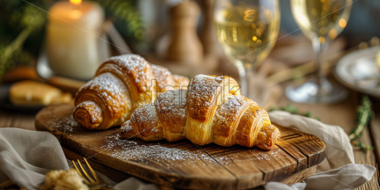 Elegant French croissants - Starpik Stock