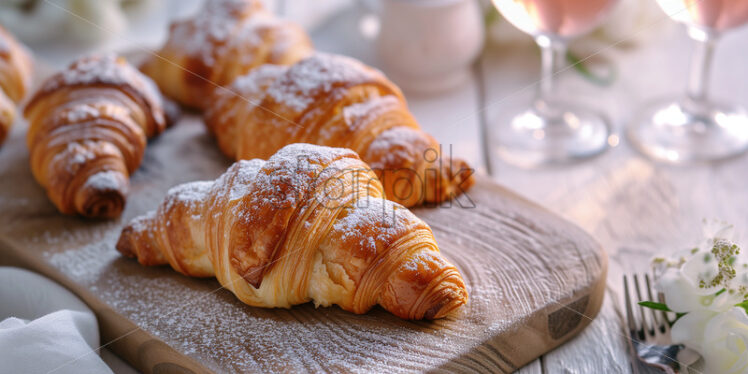 Elegant French croissants - Starpik Stock