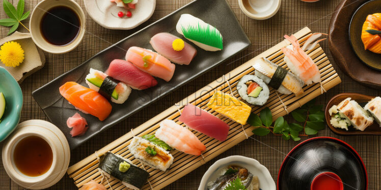  Elegant Japanese sushi - Starpik Stock