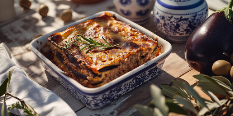 Elegant Mediterranean Moussaka - Starpik Stock