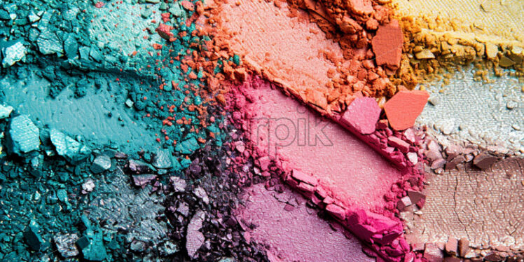 Eyeshadow palette with diverse and vibrant shades - Starpik Stock