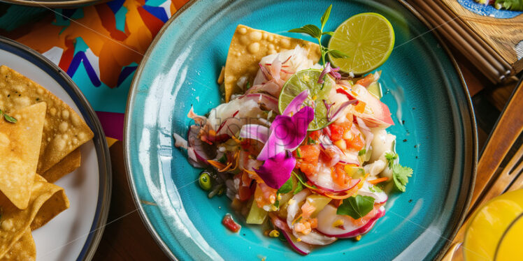 Freh Peruvian ceviche - Starpik Stock