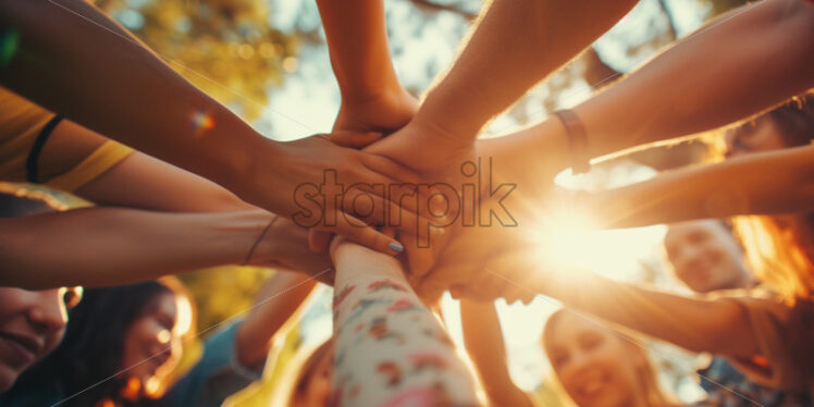 Friendship day unity and solidarity - Starpik Stock