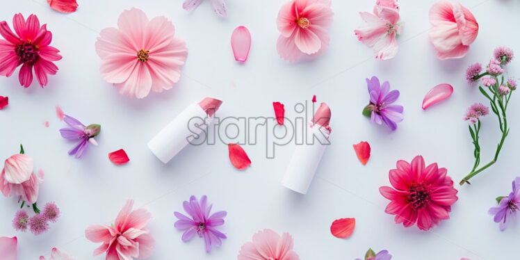 Hydrating and floral-scented lip balm collection - Starpik Stock