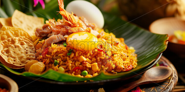 Inviting image of Indonesian Nasi Goreng - Starpik Stock