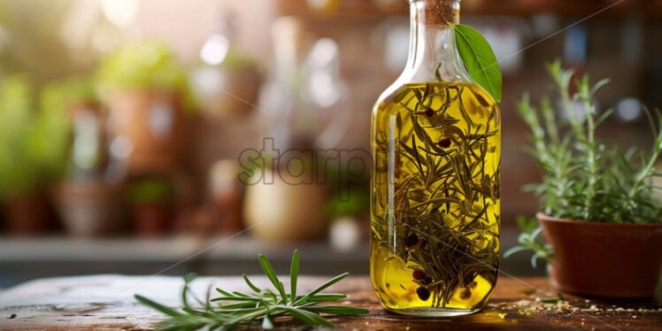Italian herbs infused olive oil - Starpik Stock