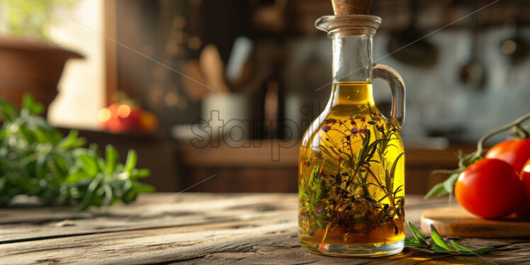 Italian herbs infused olive oil - Starpik Stock