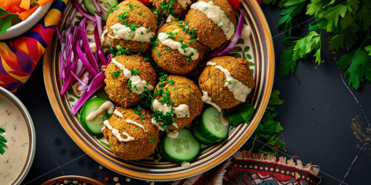 Lebanese Falafel Delight - Starpik Stock