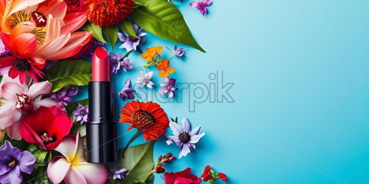 Lipstick line inspired by exotic flowers - Starpik Stock