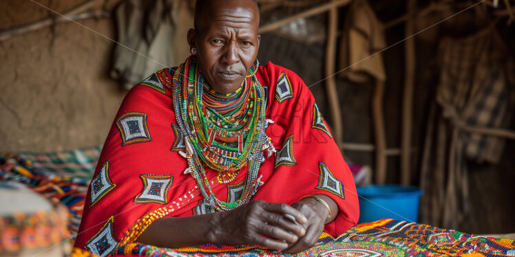 Maasai beadworker - Starpik Stock