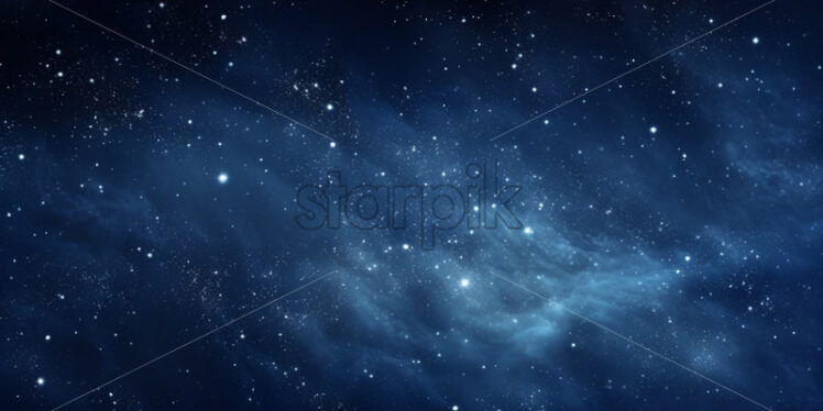 Milky way, galaxy in the dark sky - Starpik Stock