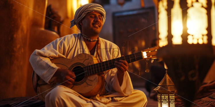 Morocco traditional musician - Starpik Stock