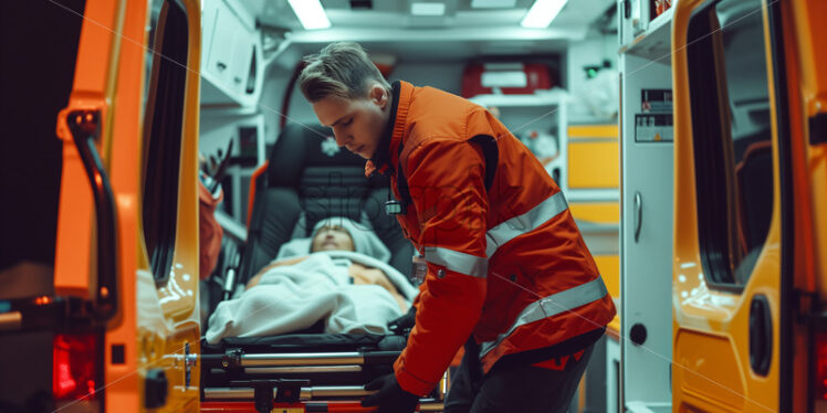 Paramedic in an emergency - Starpik Stock