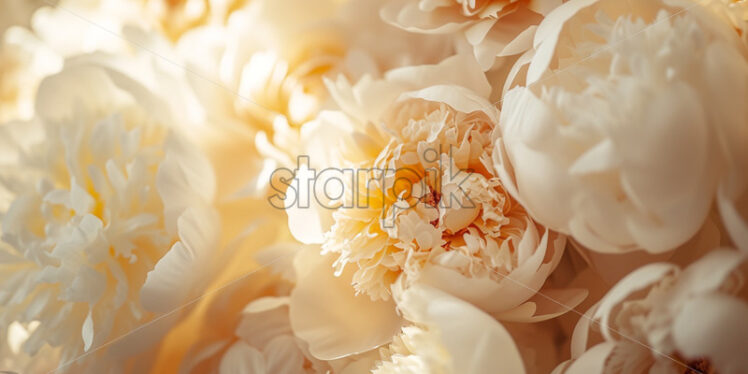 Peony flowers delicate background for wedding cards - Starpik Stock