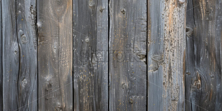 Rough wood grain on weathered fence panels - Starpik Stock