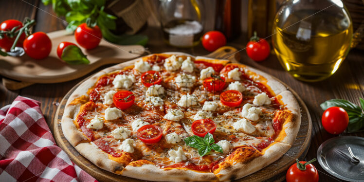 Rustic Italian pizza - Starpik Stock