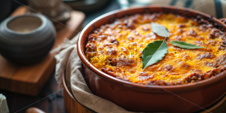 South African Bobotie in a casserole - Starpik Stock