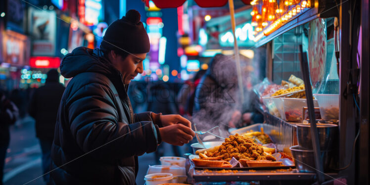  Street Food Vendor - Starpik Stock