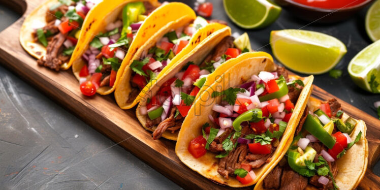 Tacos mexican food delicious detailed - Starpik Stock