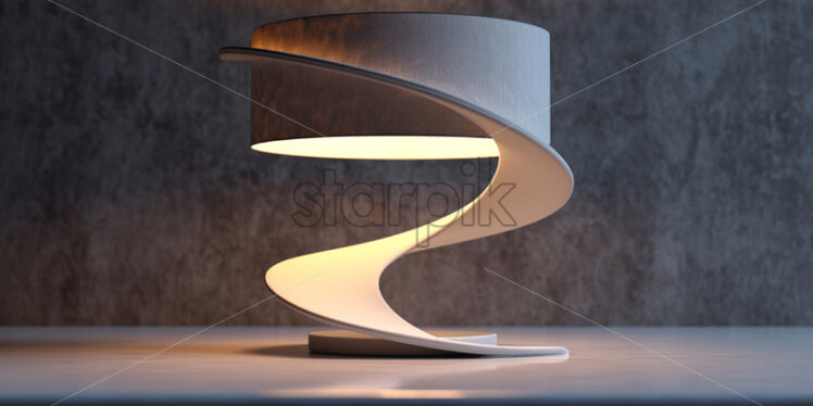 The concept design of a table lamp - Starpik Stock