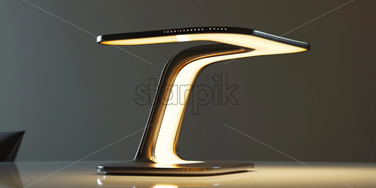 The concept design of a table lamp - Starpik Stock