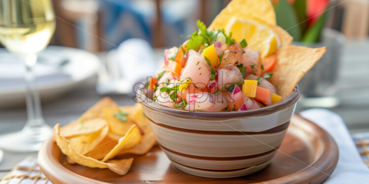 The freshness of Peruvian ceviche - Starpik Stock