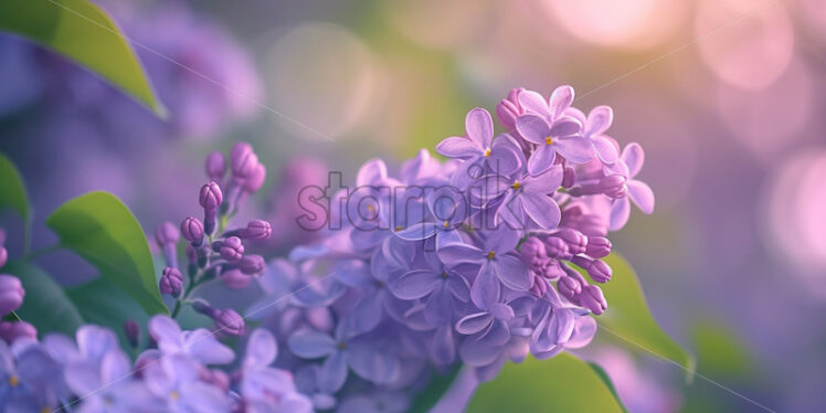 The intoxicating fragrance of lilacs wafting through the air - Starpik Stock