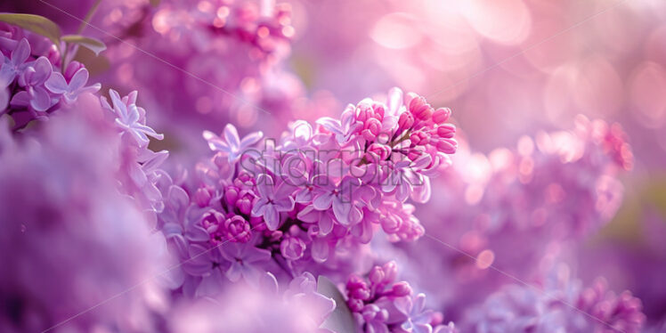 The intoxicating fragrance of lilacs wafting through the air - Starpik Stock