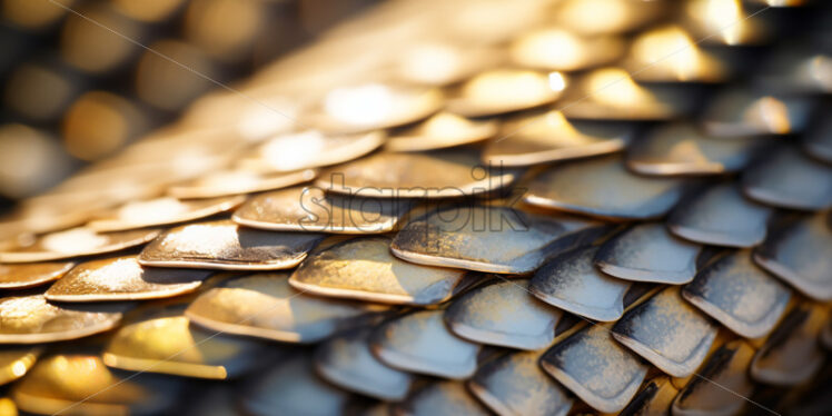 The intricate patterns of a reptile's scales in the harsh Arizona sunlight - Starpik Stock