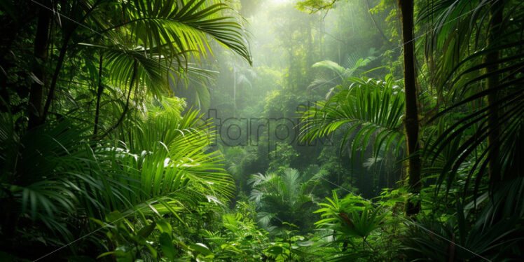 The vegetation of a tropical forest - Starpik Stock