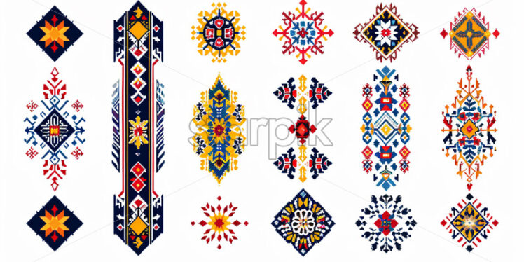 Traditional ornament from the Republic of Moldova - Starpik Stock