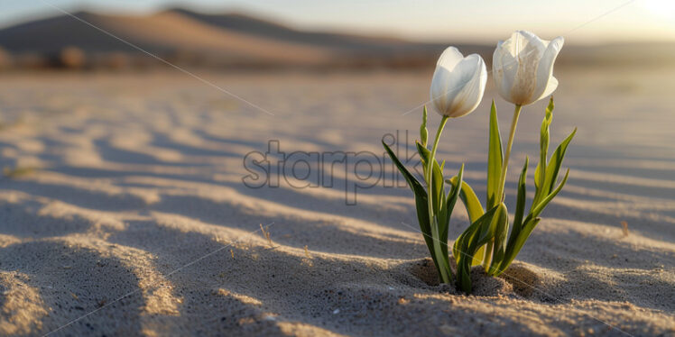 Tulips that grow in the desert - Starpik Stock