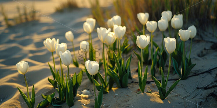 Tulips that grow in the desert - Starpik Stock