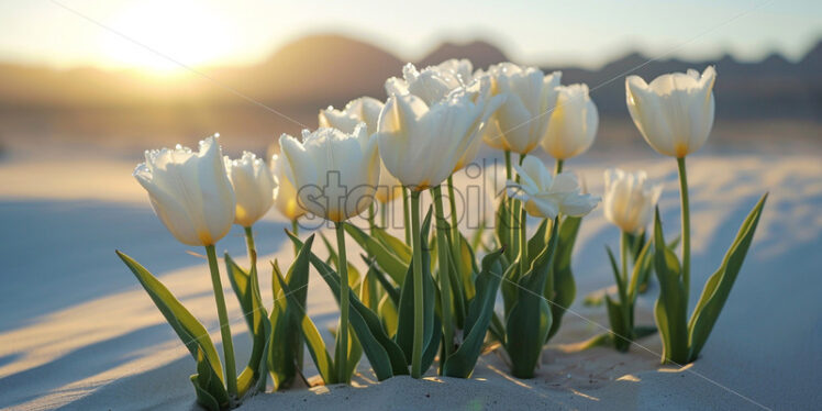 Tulips that grow in the desert - Starpik Stock