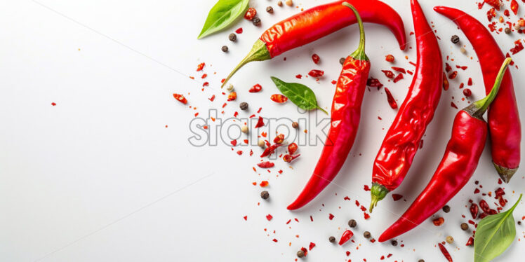 Vibrant spice theme with chili pepper - Starpik Stock